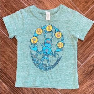 ⭕️ Phish Kids Aqua Graphic Tee 2T